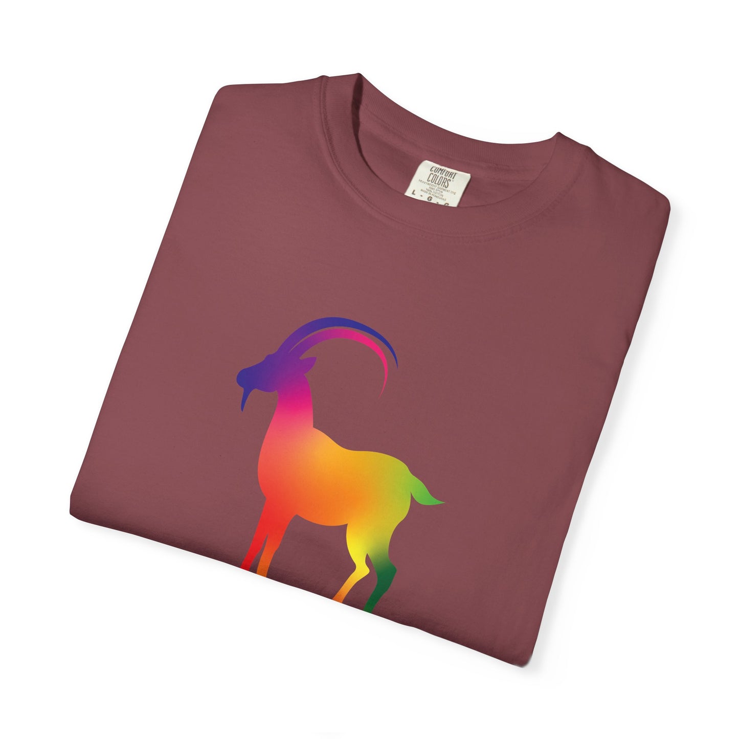 Capricorn β Rainbow Gradient Zodiac Goat Tee