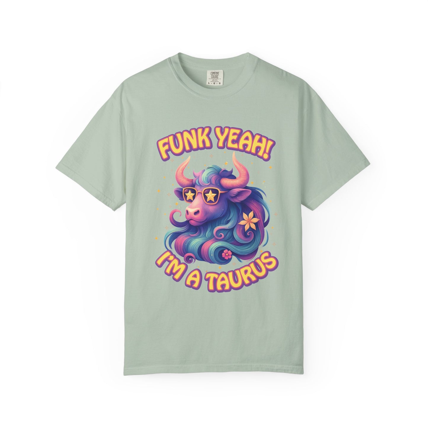 Funk Yeah I’m a Taurus Groovy Tee – Multicolor Retro Zodiac Shirt