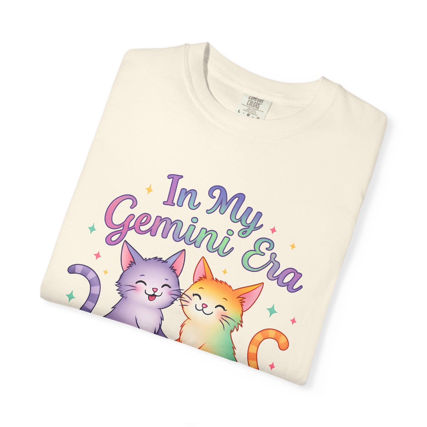 In My Gemini Era Tee – Colorful Cute Zodiac Shirt