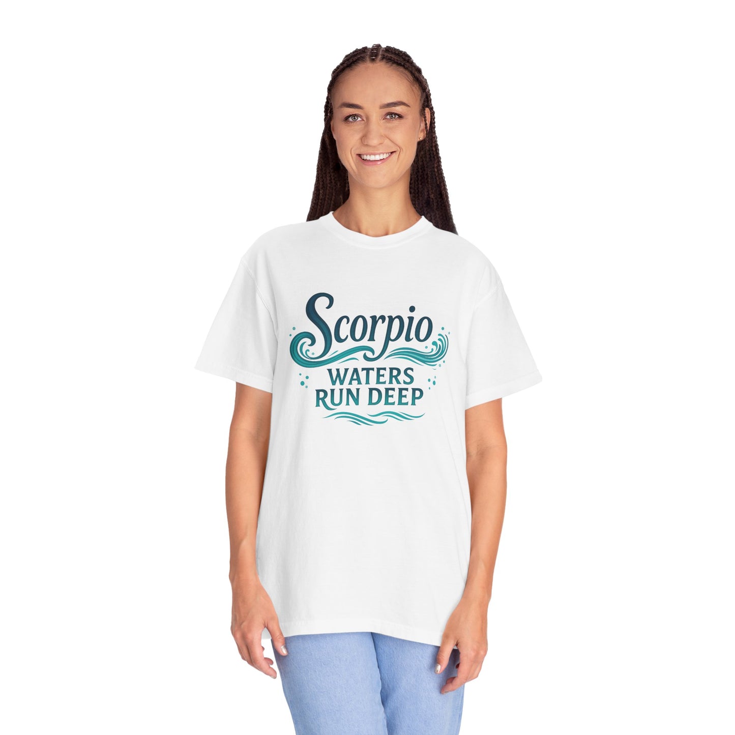 Scorpio Waters Run Deep – Colorful Tee Zodiac Shirt
