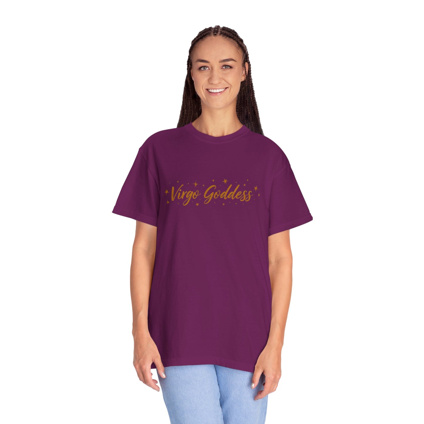 Virgo Goddess – Shimmery Witchy Zodiac Tee