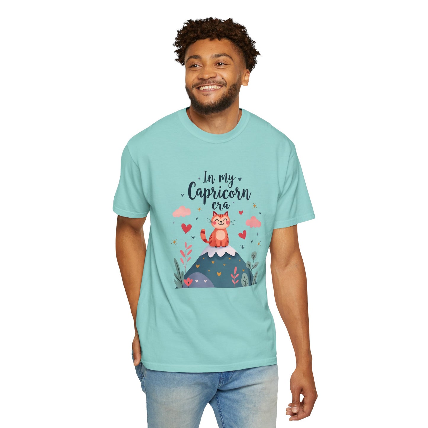 In My Capricorn Era – Cozy Cat Mountain Tee