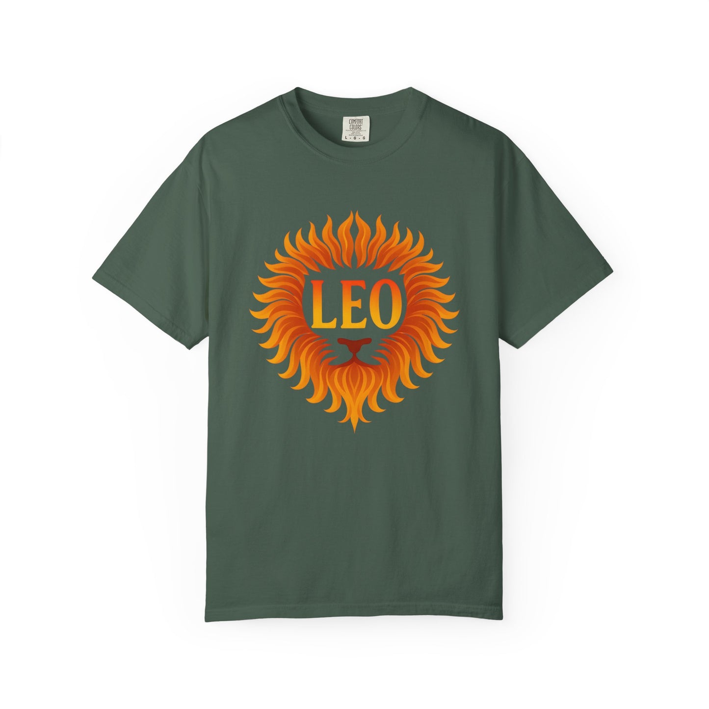 Leo Lion Flame Mane Tee - Vibrant Radiance