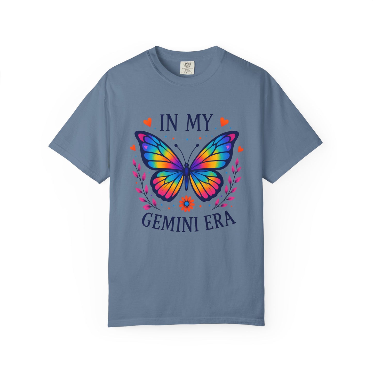 In My Gemini Era - Rainbow Butterfly Zodiac Tee