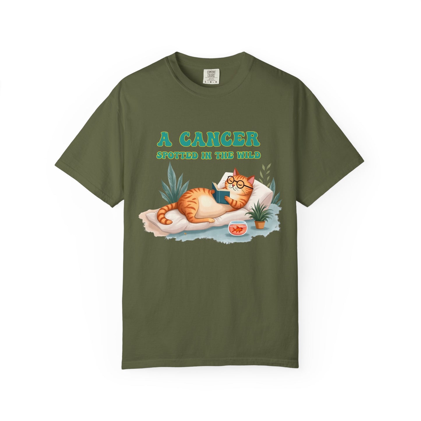 A Cancer Spotted in the Wild – Funny Zodiac Cat Tee