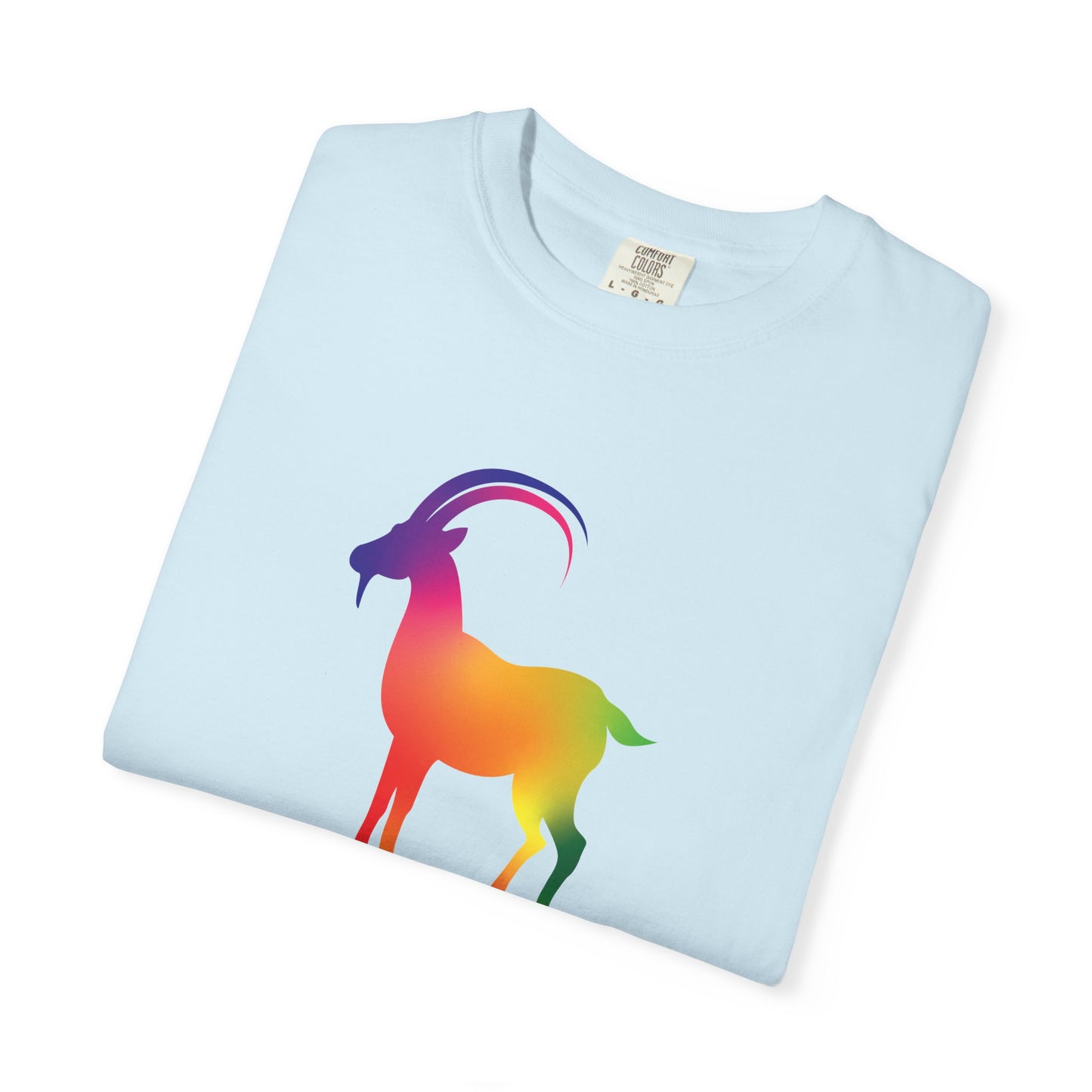Capricorn β Rainbow Gradient Zodiac Goat Tee