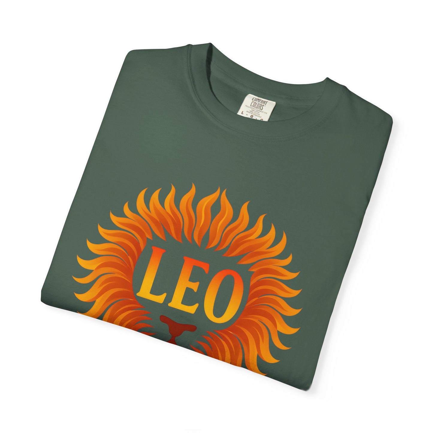 Leo Lion Flame Mane Tee - Vibrant Radiance