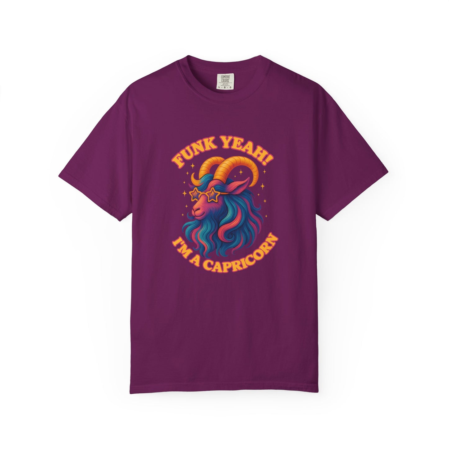 Funk Yeah! I’m a Capricorn – Psychedelic Goat Groove Tee