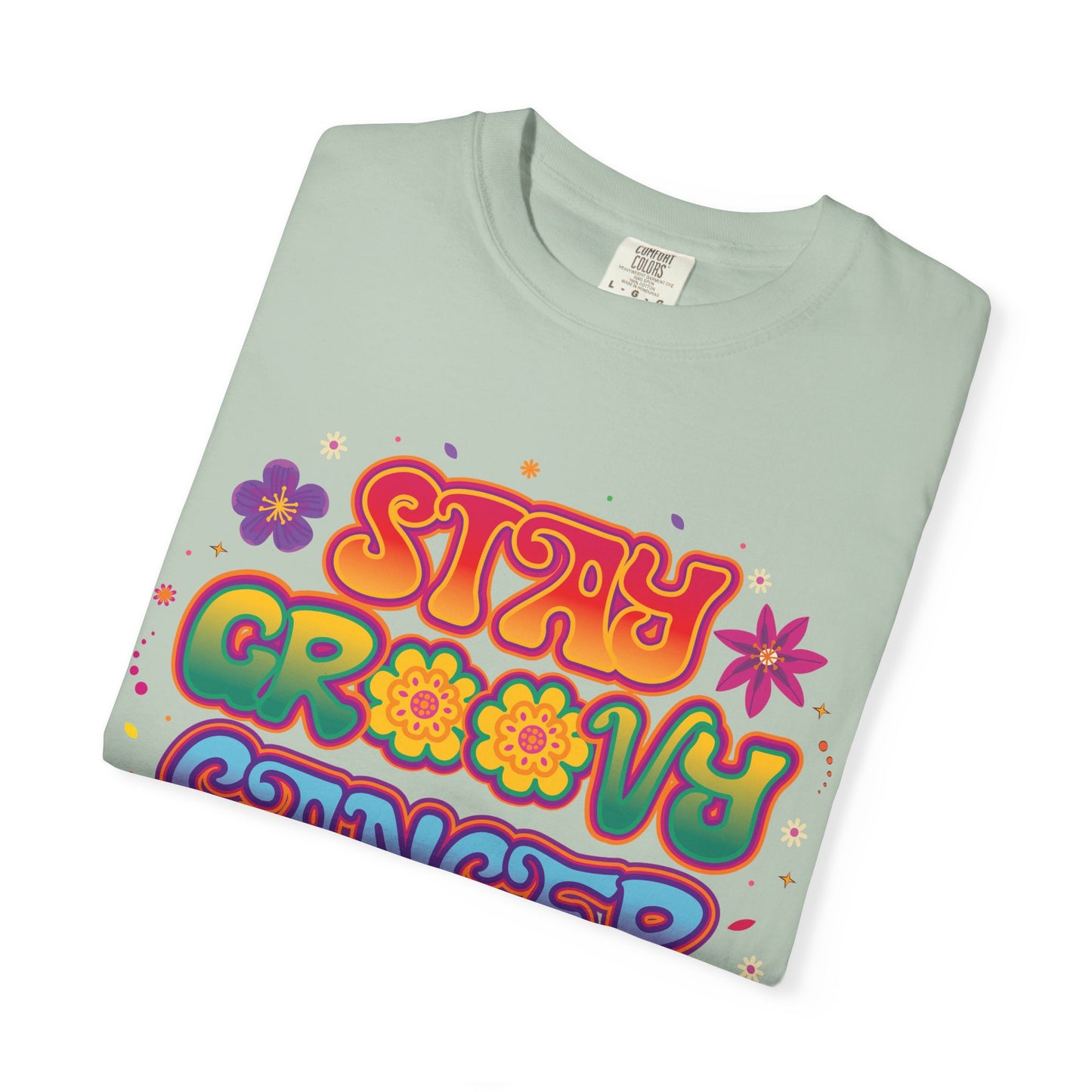 Stay Groovy Cancer Tee – Retro Colorful Zodiac Shirt