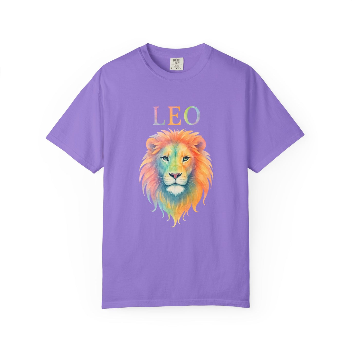 LEO Tee β Colorful Lion Zodiac Shirt