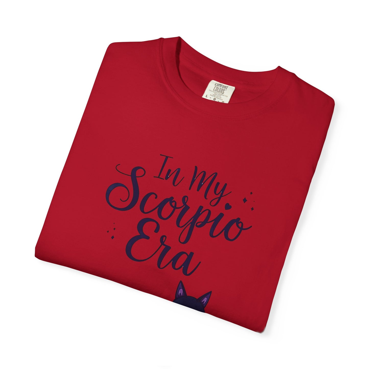 In My Scorpio Era – Mystical Black Cat Tee for the Zodiac Baddie