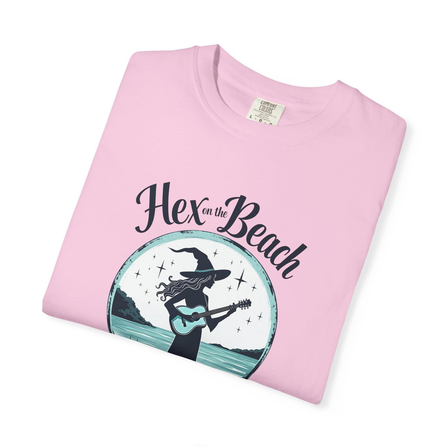 Hex on the Beach - Funny Witch Guitar Tee