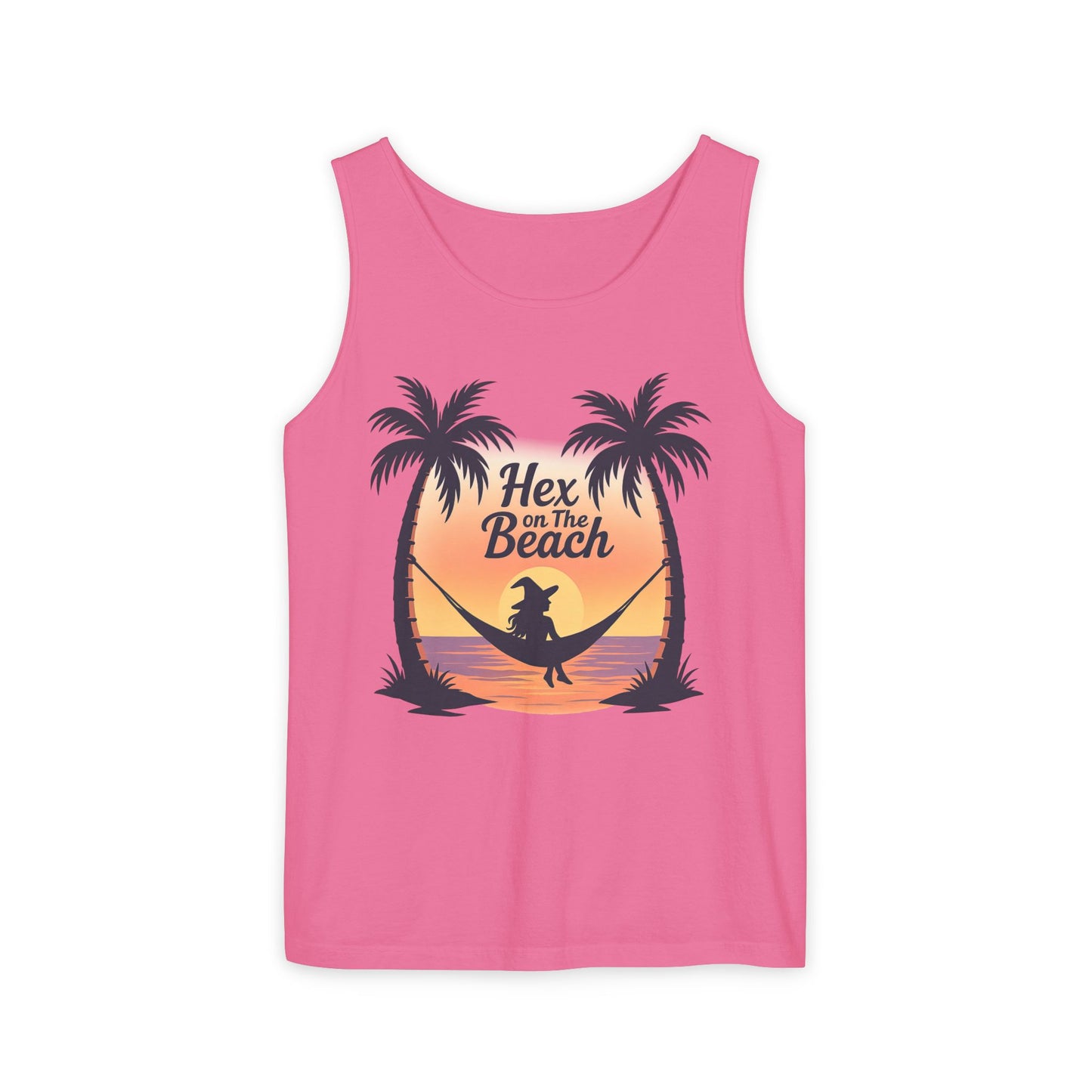 Hex on the Beach Tank – Wicked Retro Witchcore Shirt