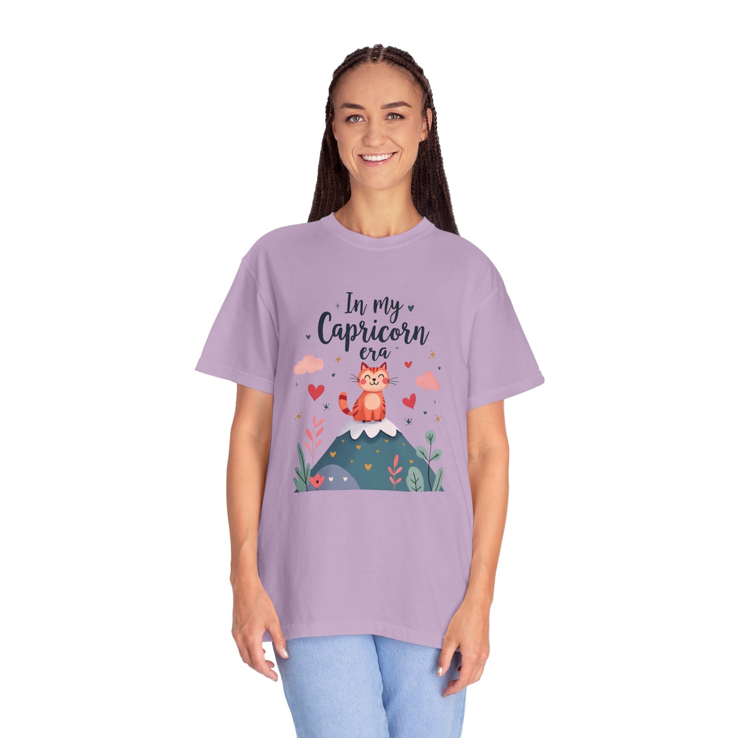 In My Capricorn Era – Cozy Cat Mountain Tee
