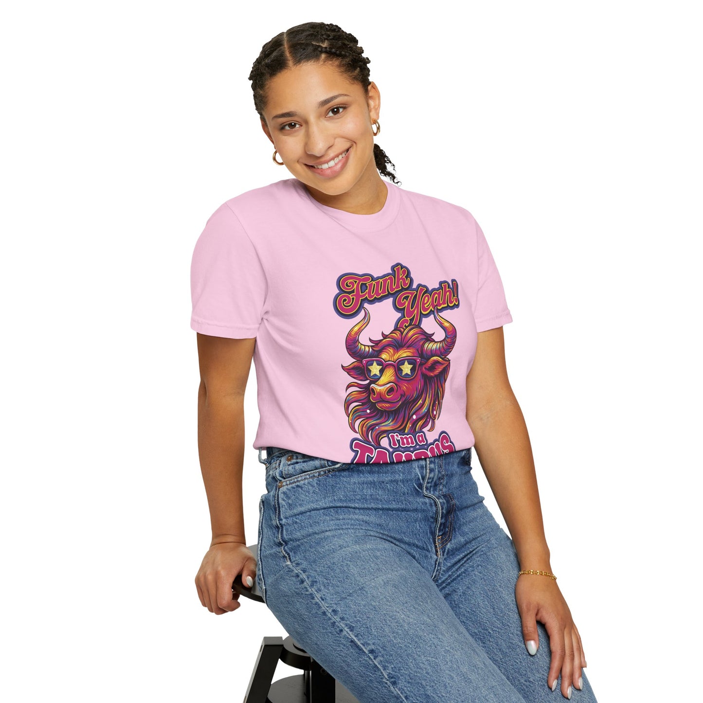 Funk Yeah I’m a Taurus Retro Tee – Multicolor Zodiac Shirt