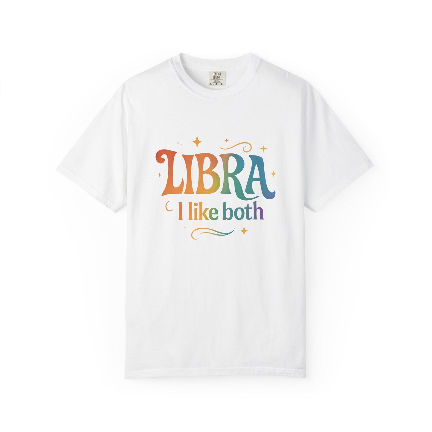 Libra I Like Both Tee – Rainbow Zodiac Shirt