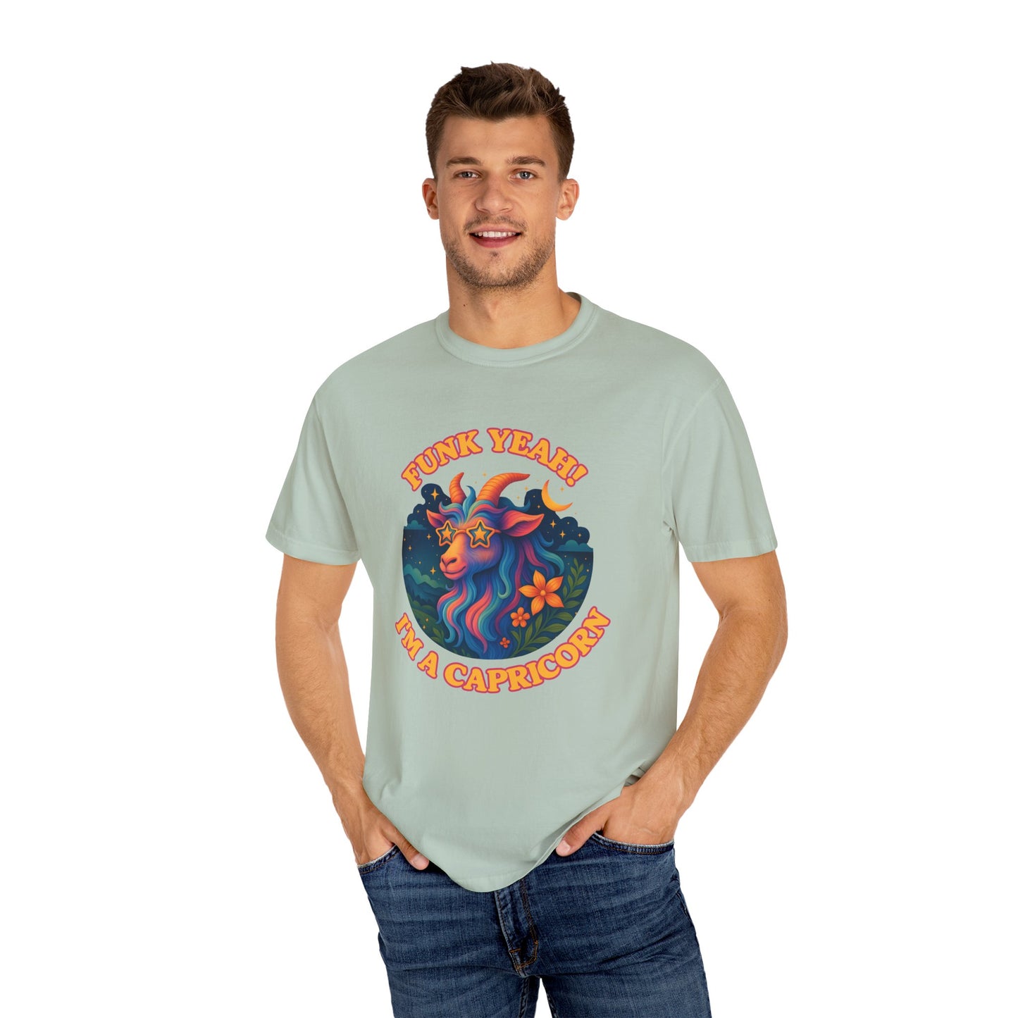 Funk Yeah! I’m a Capricorn – Retro Goat Groove Tee