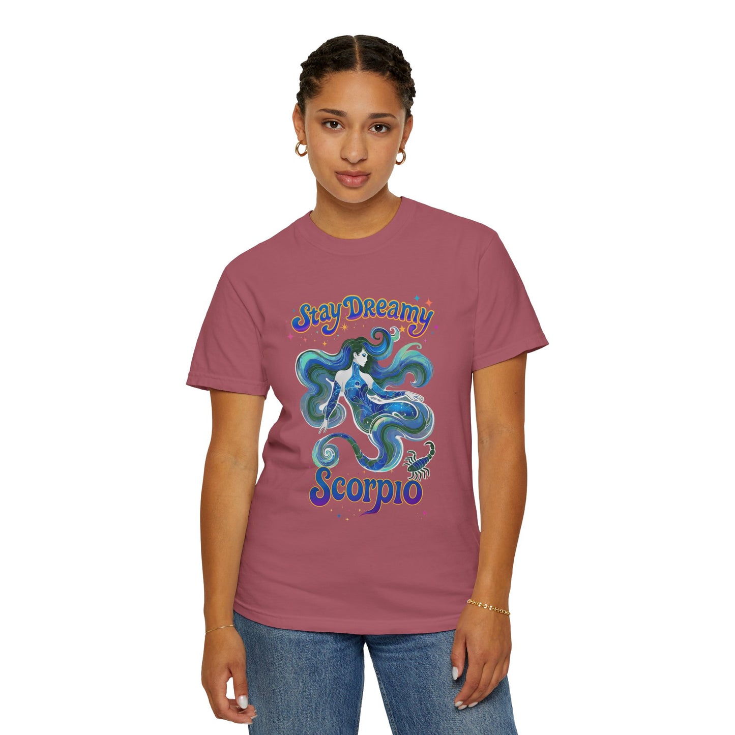 Stay Dreamy Scorpio – Mystical Mermaid Tee for the Celestial Siren