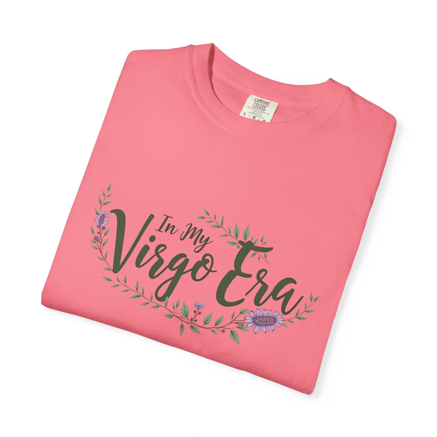 In My Virgo Era β Pretty Floral Zodiac Tee