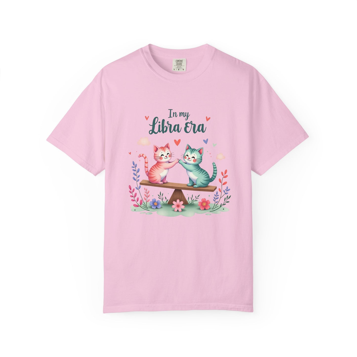 In My Libra Era Tee β Funny Colorful Zodiac Cat Shirt