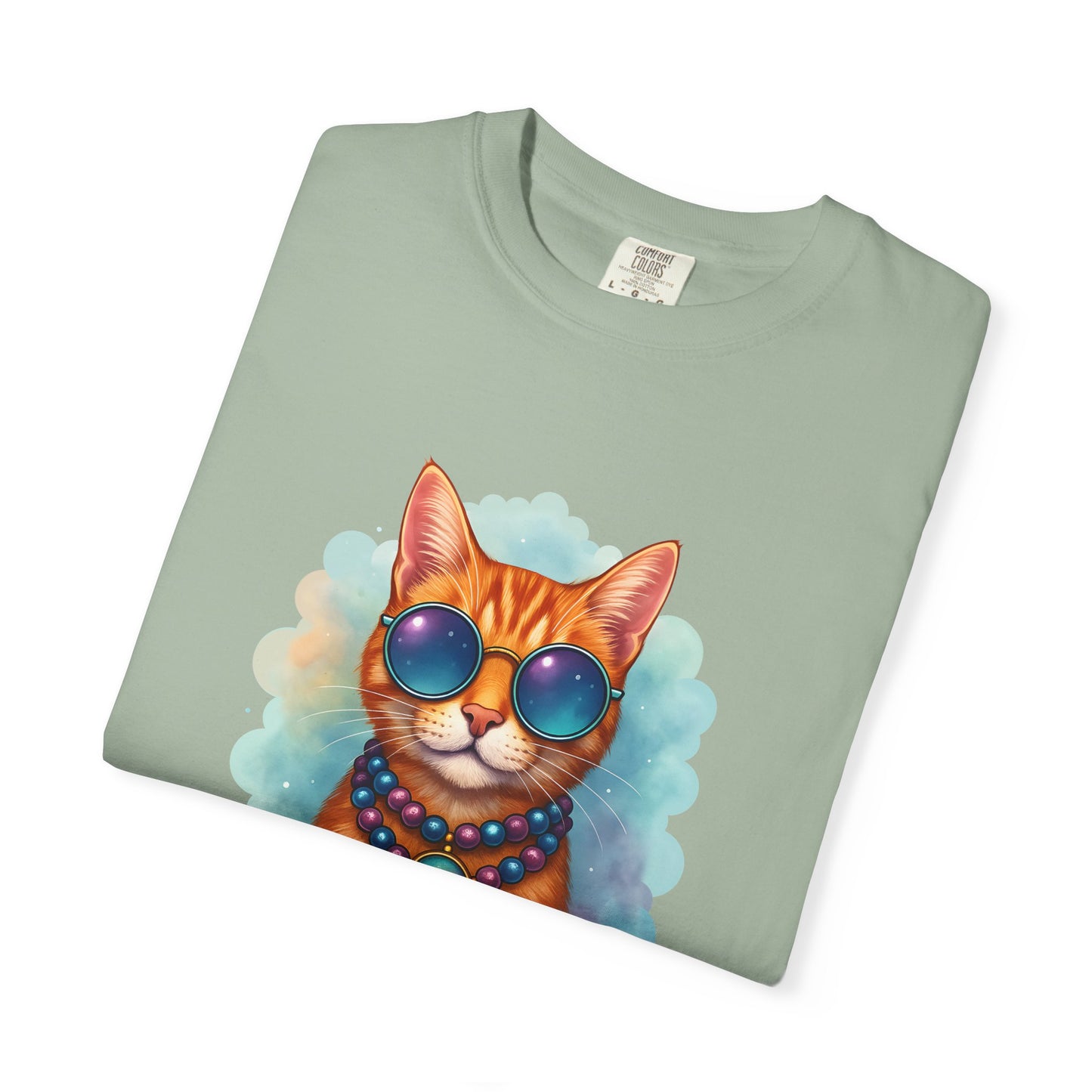 Aquarius One Cool Cat – Groovy Cosmic Kitty T-shirt