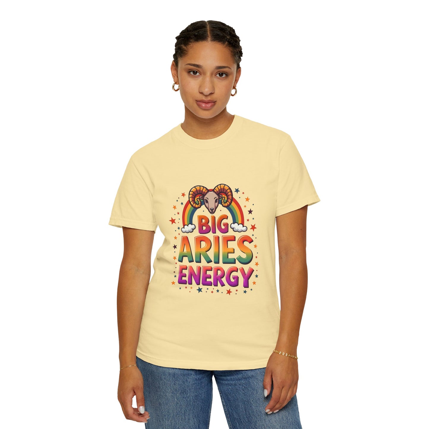 Big Aries Energy – Vibrant Zodiac Tee
