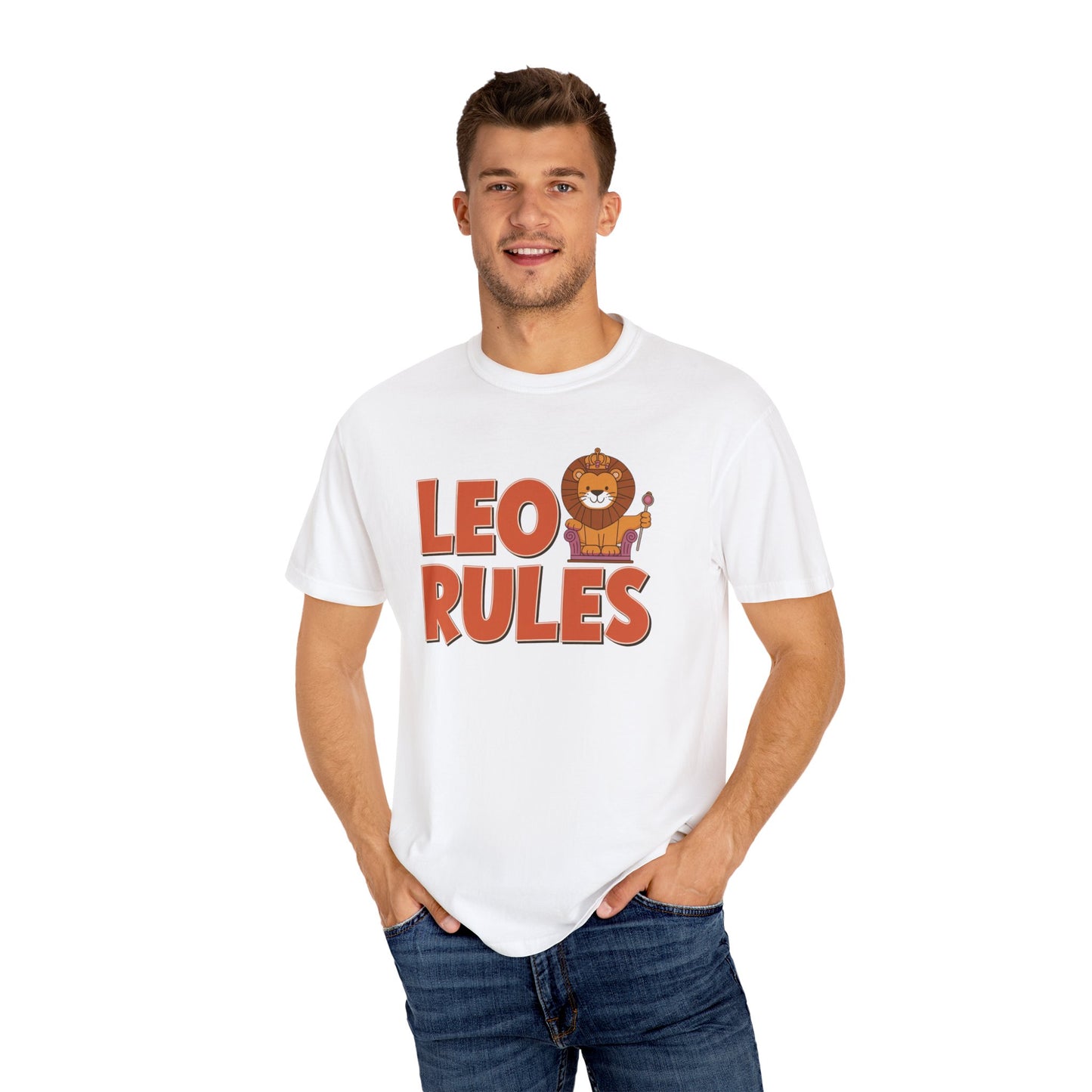 Leo Rules Tee – Funny Zodiac Shirt