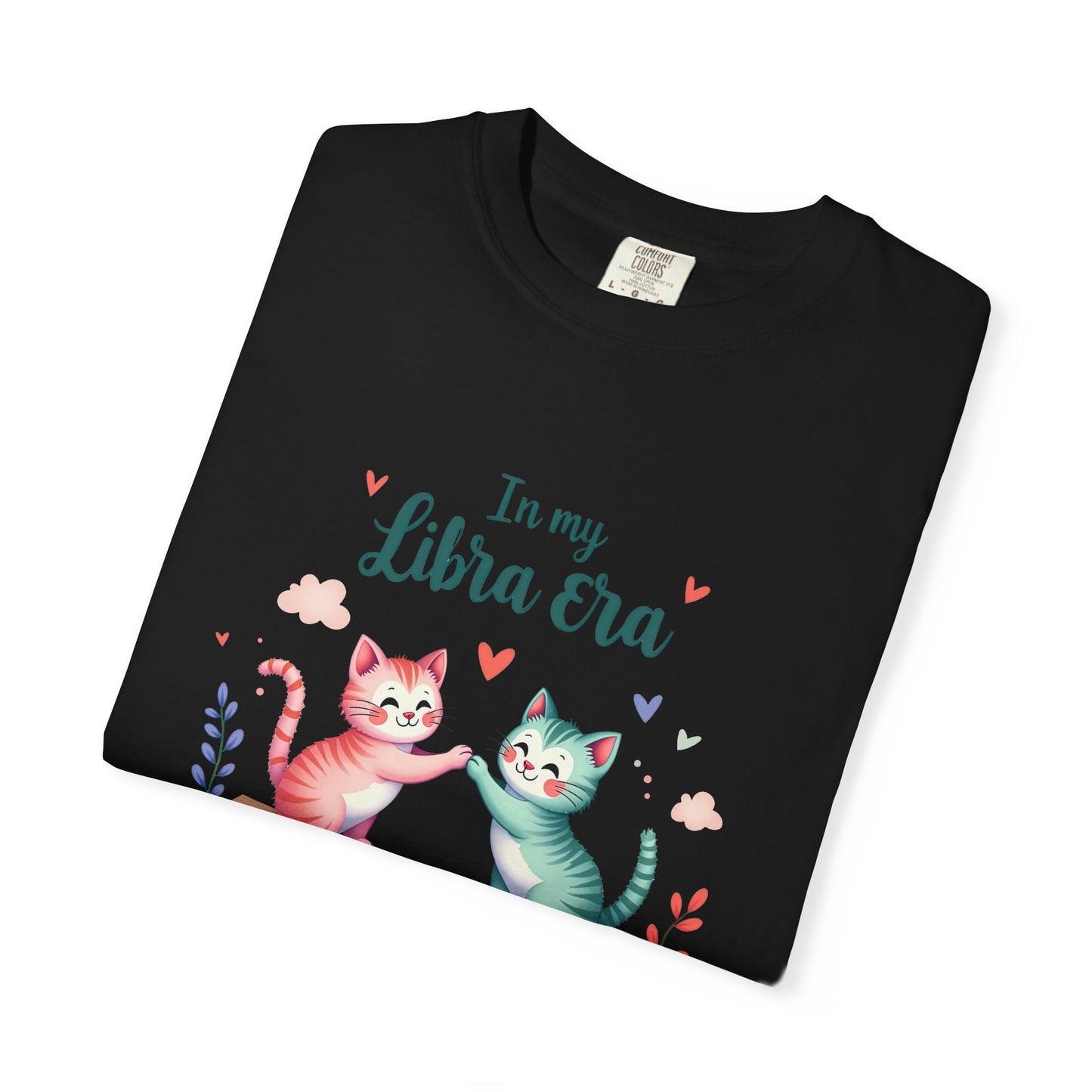 In My Libra Era Tee β Funny Colorful Zodiac Cat Shirt