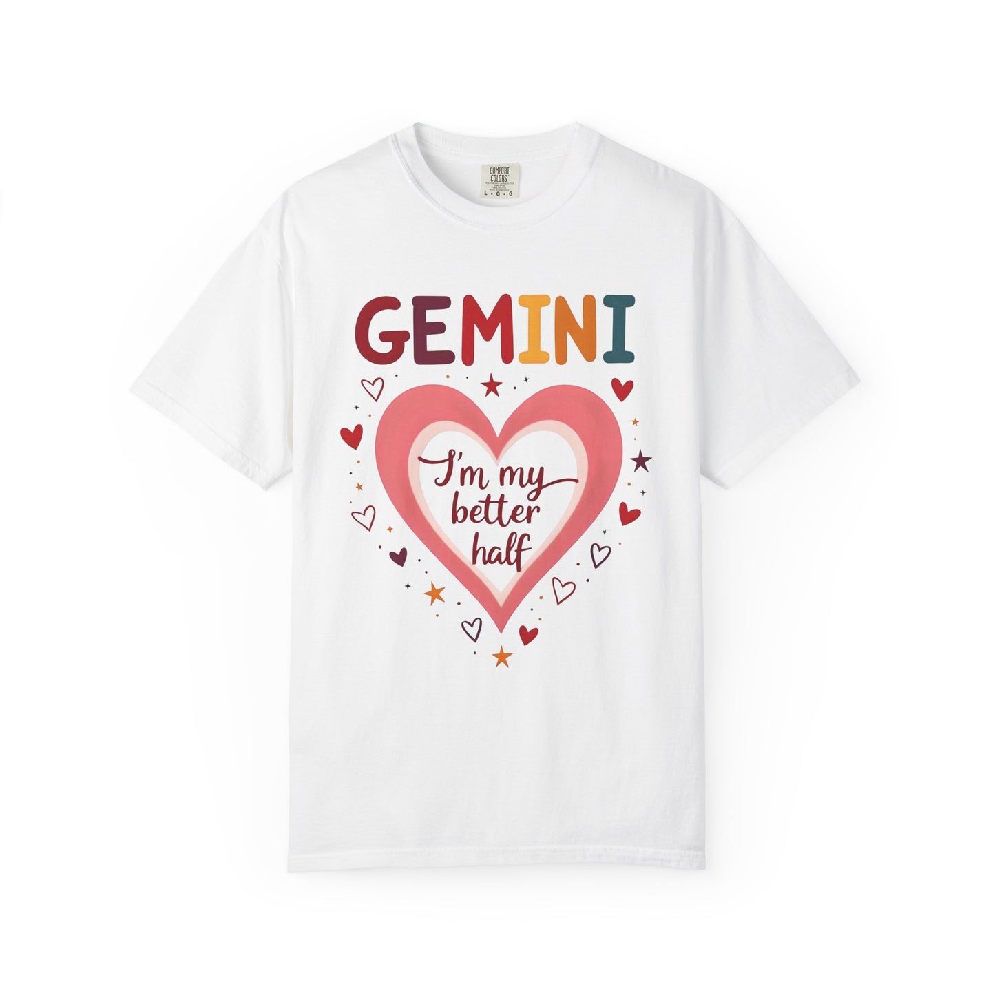 GEMINI Iām My Better Half Tee ā Colorful Retro Zodiac Shirt