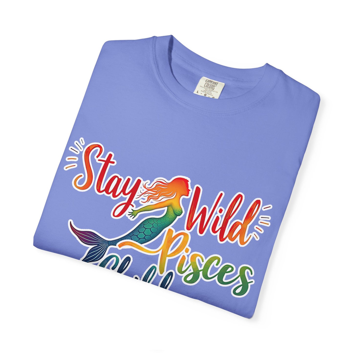 Stay Wild Pisces Child Tee β Colorful Mermaid Zodiac Shirt