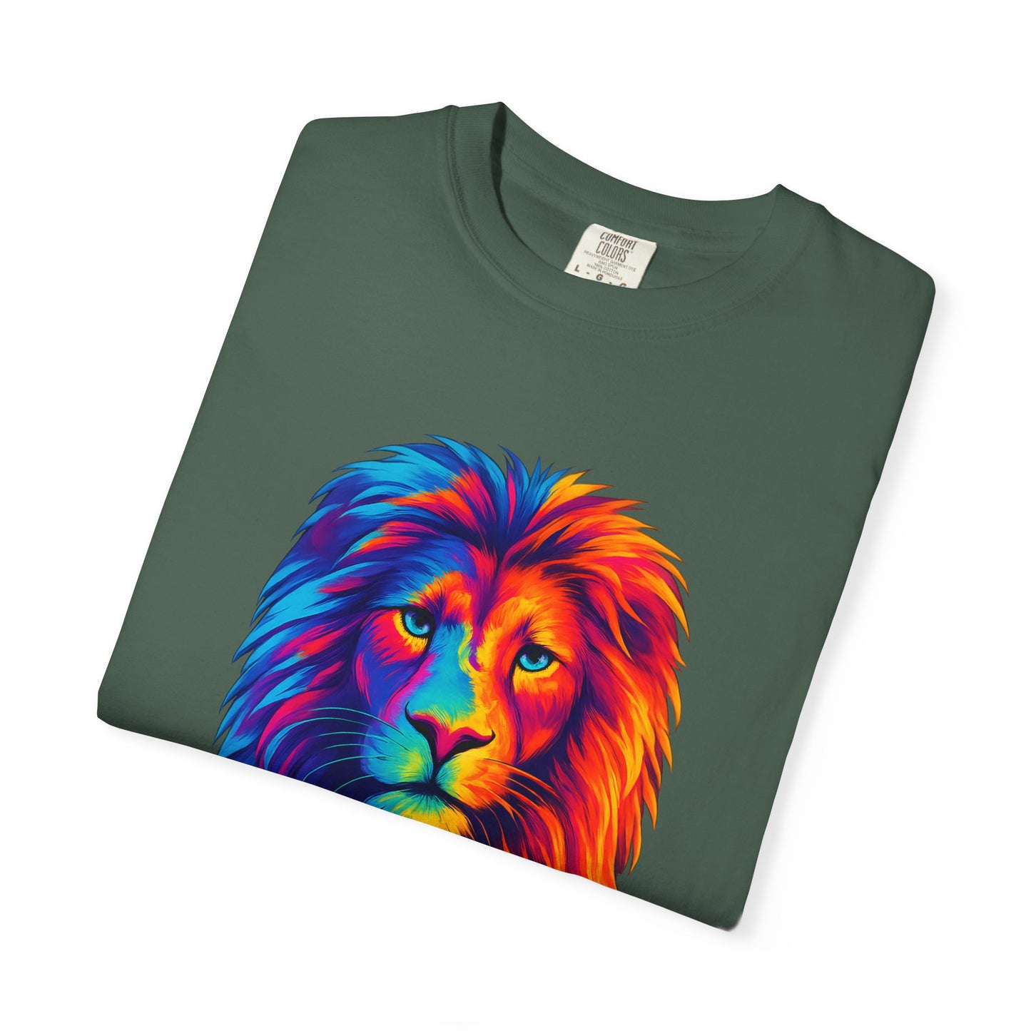 Rainbow Lion Tee – Vibrant & Fierce
