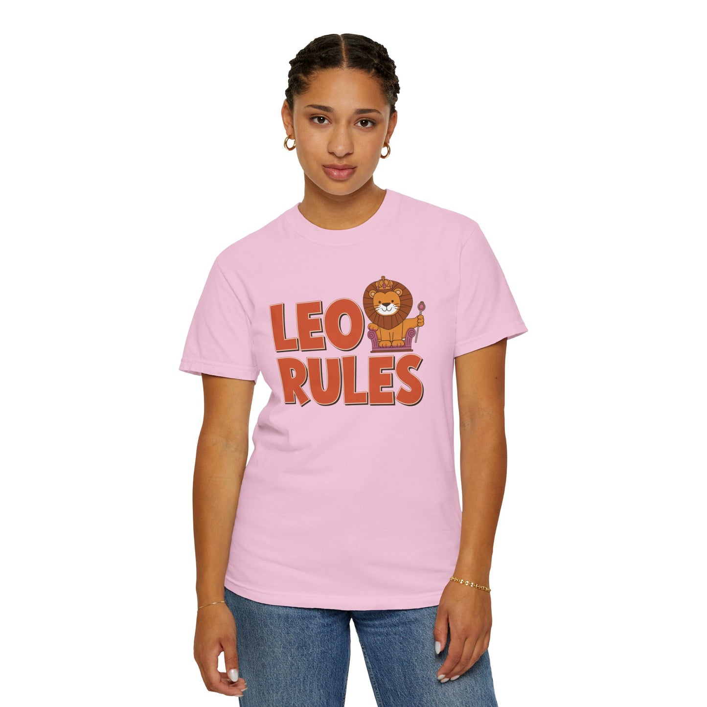 Leo Rules Tee – Funny Zodiac Shirt