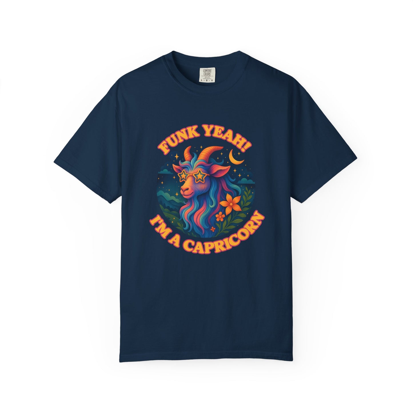 Funk Yeah! I’m a Capricorn – Retro Goat Groove Tee