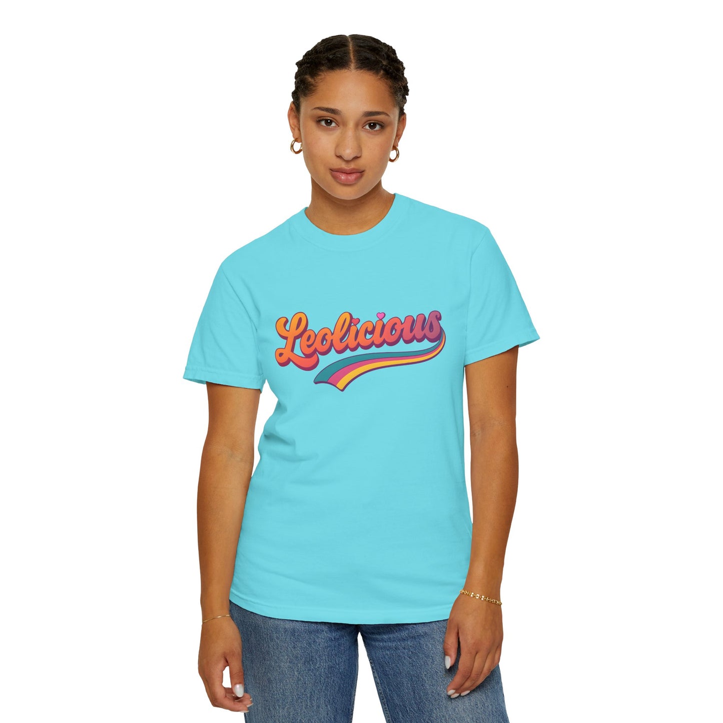 Leolicious β Retro Groovy Leo Zodiac Tee