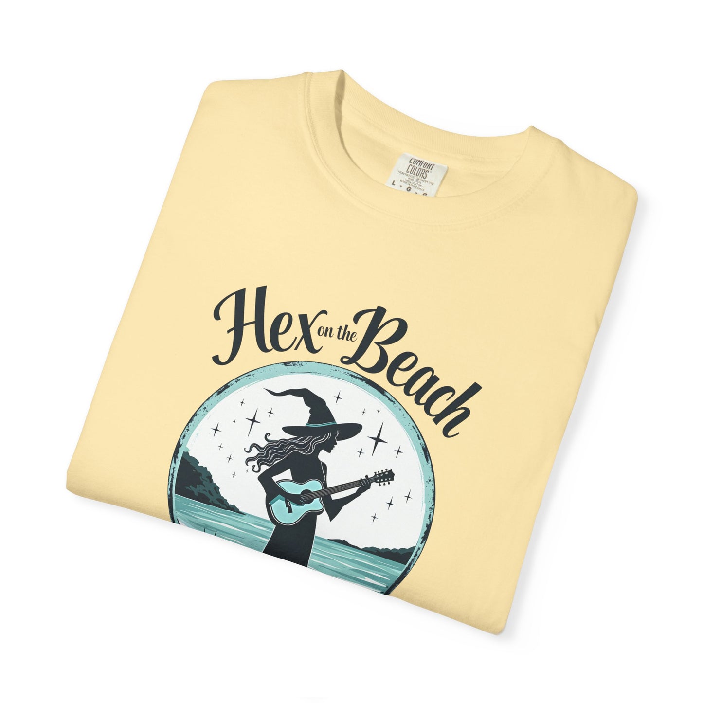 Hex on the Beach - Funny Witch Guitar Tee