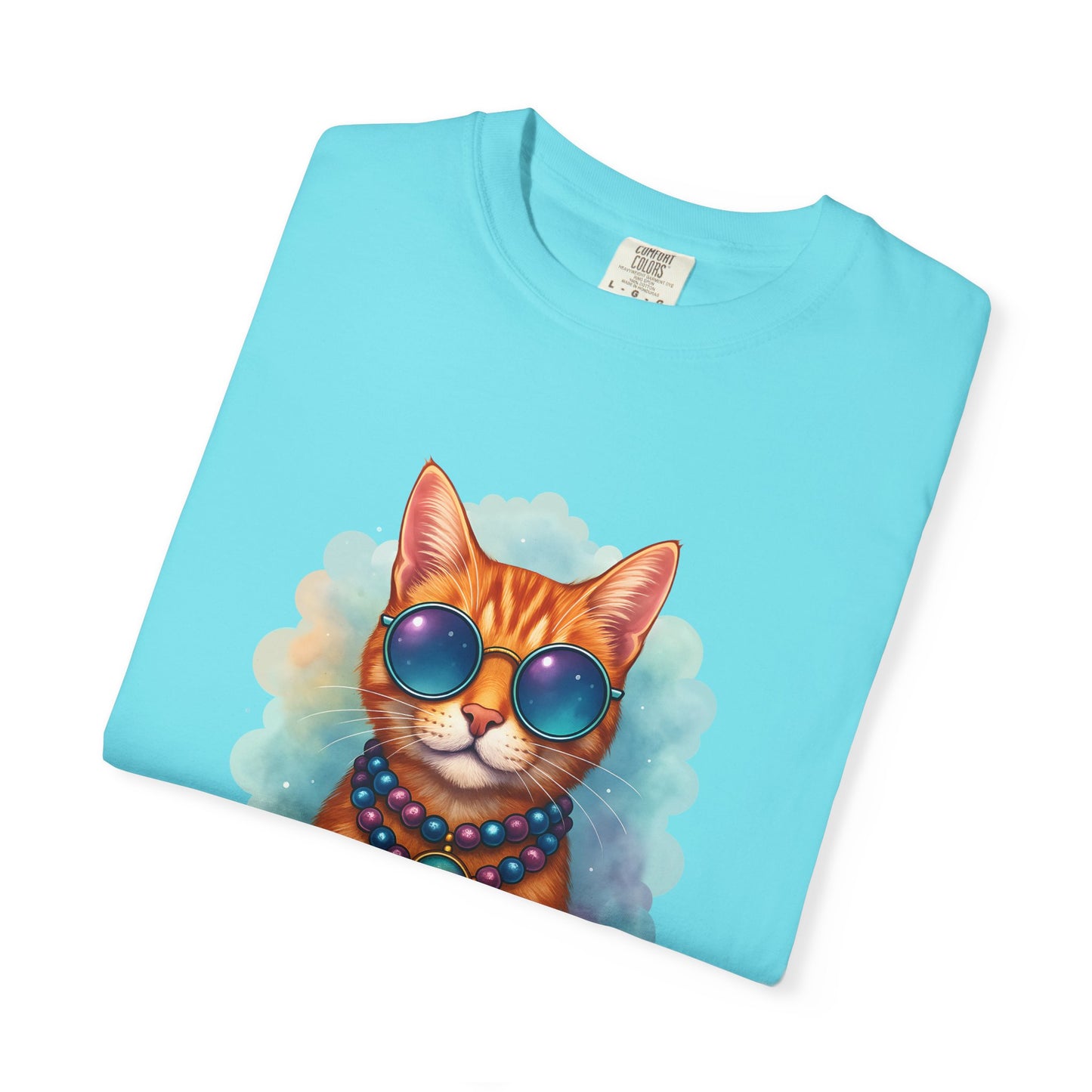 Aquarius One Cool Cat – Groovy Cosmic Kitty T-shirt