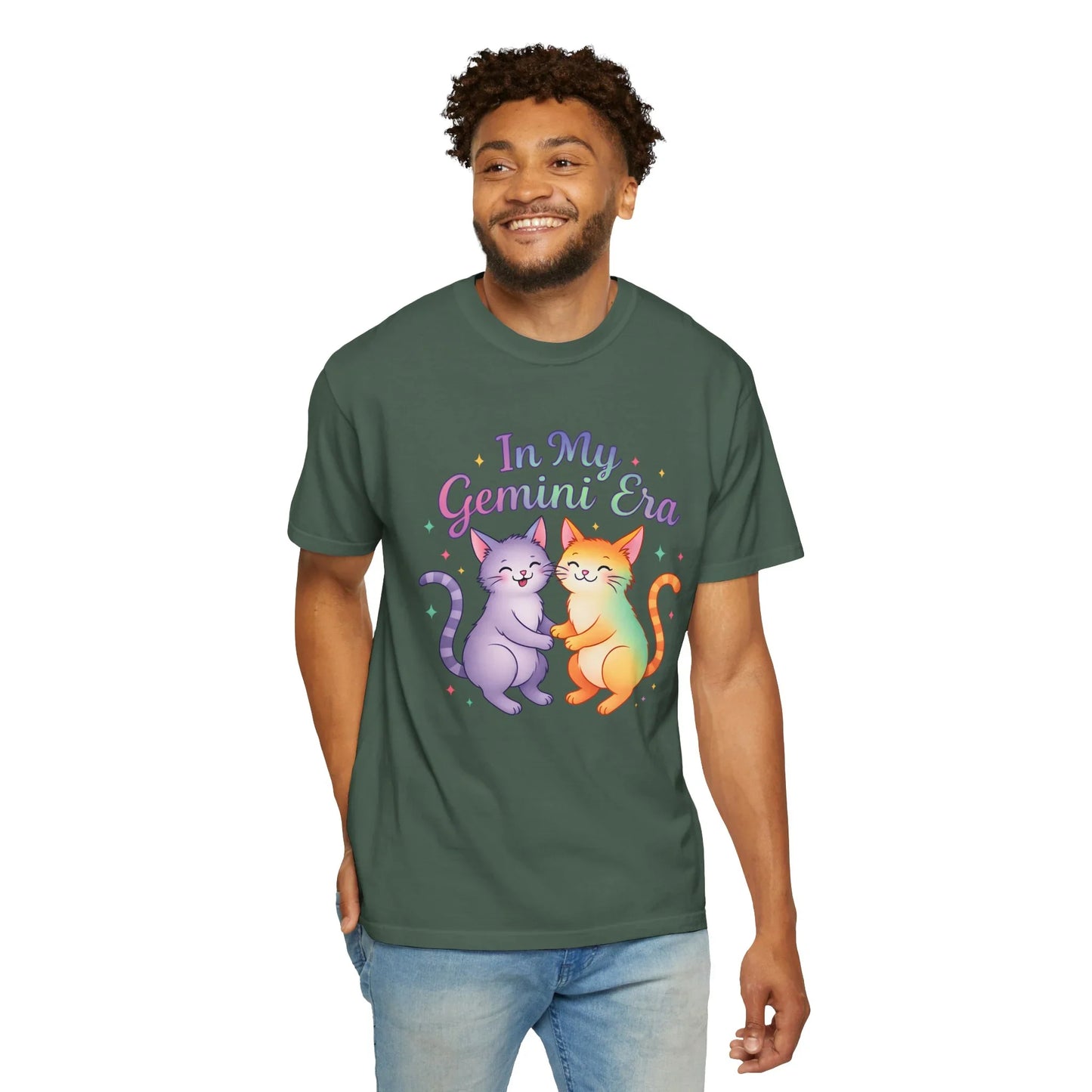 In My Gemini Era Tee – Colorful Cute Zodiac Shirt - Enchanted Sky