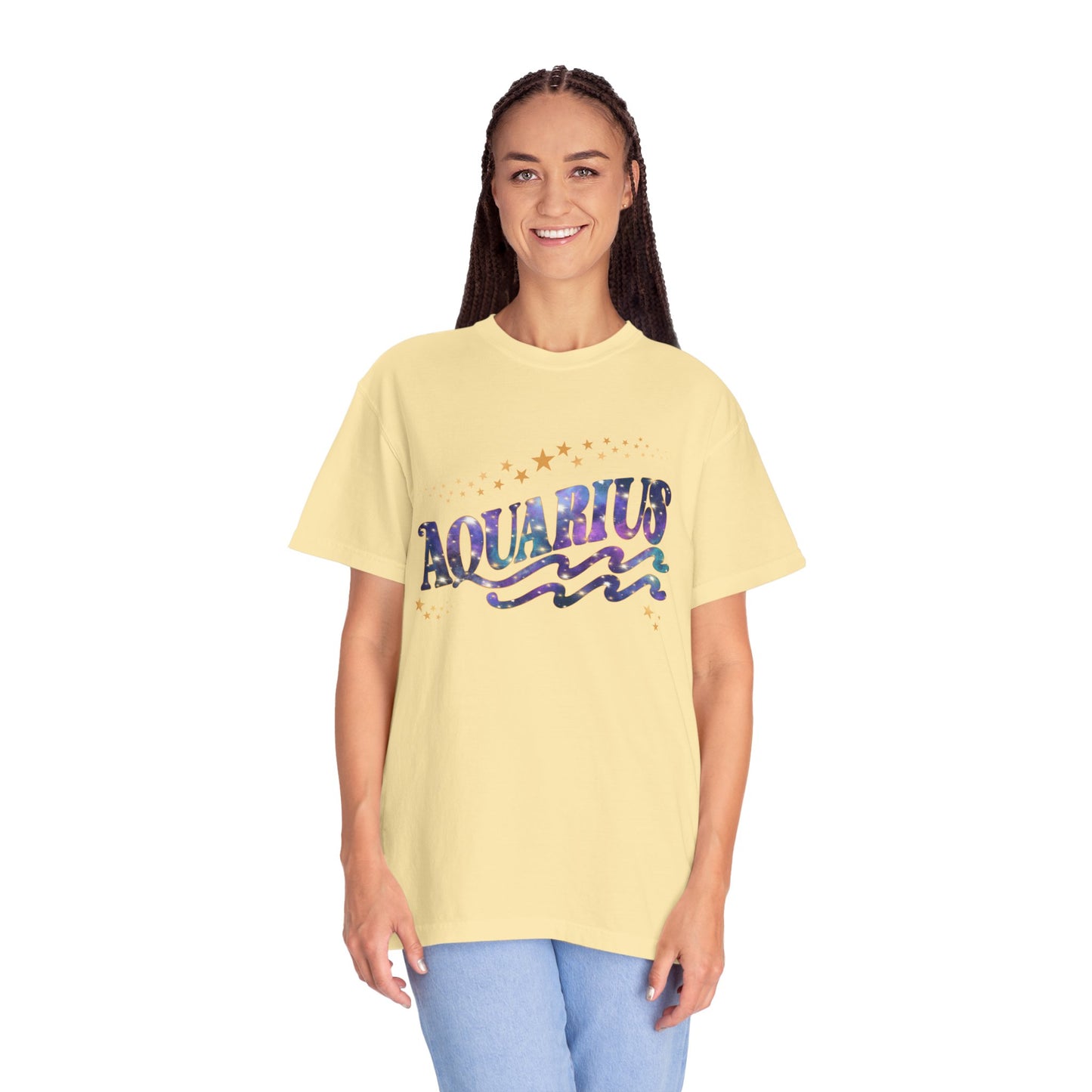 Aquarius Tee β Colorful Cosmic Zodiac Shirt