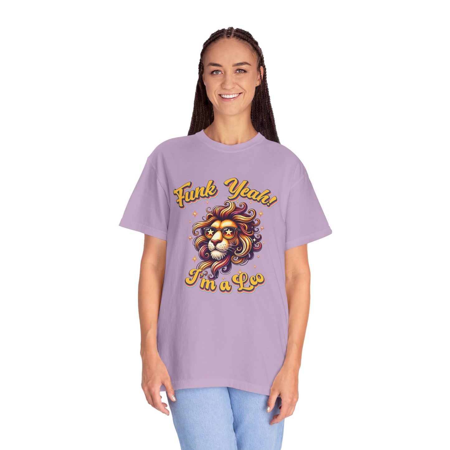 Funk Yeah I’m a Leo- Retro Groovy Lion T-Shirt