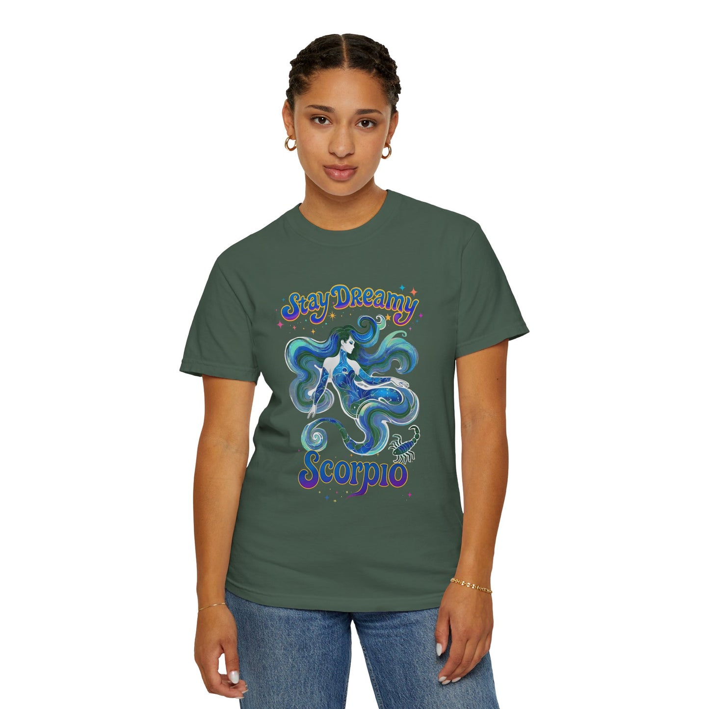 Stay Dreamy Scorpio – Mystical Mermaid Tee for the Celestial Siren