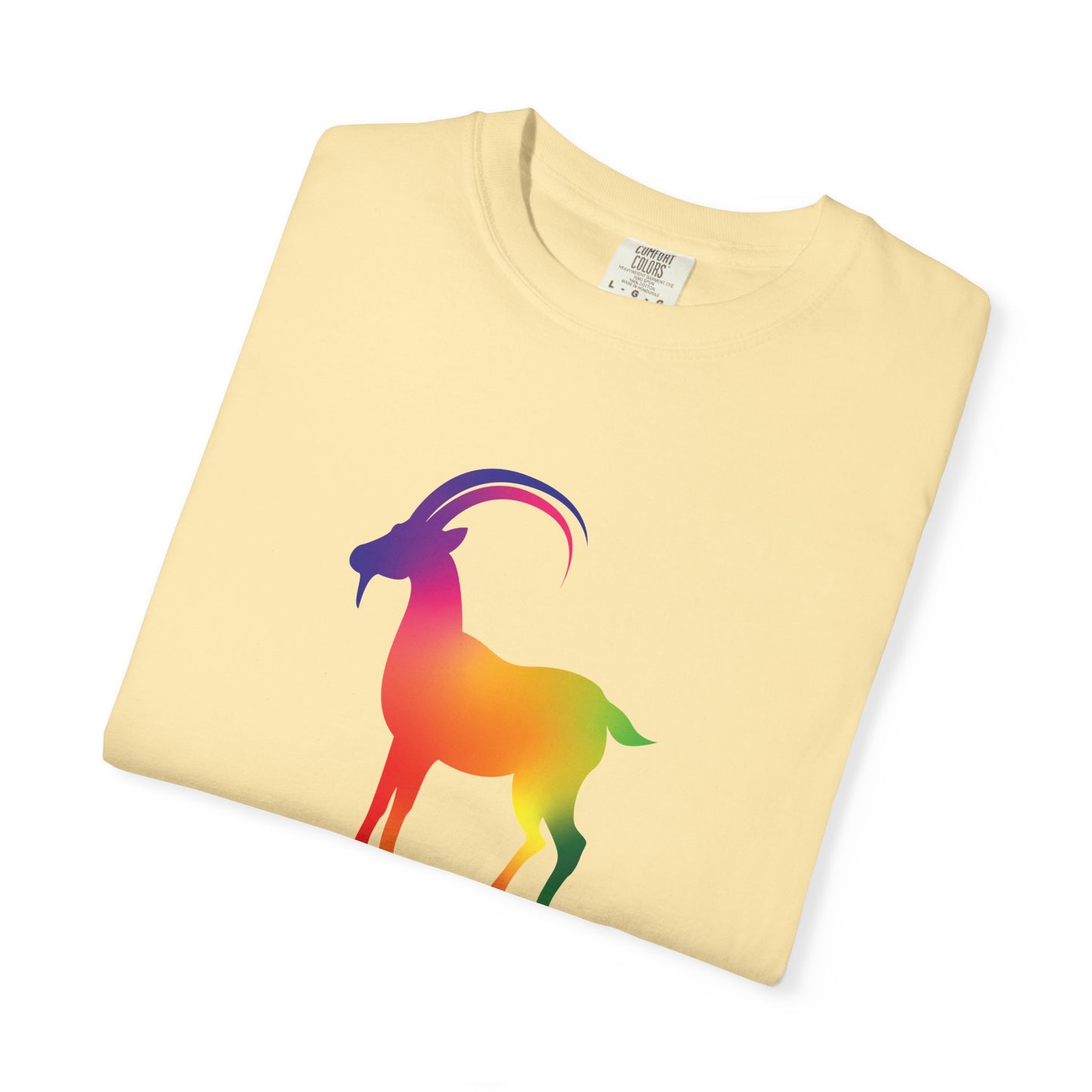 Capricorn β Rainbow Gradient Zodiac Goat Tee