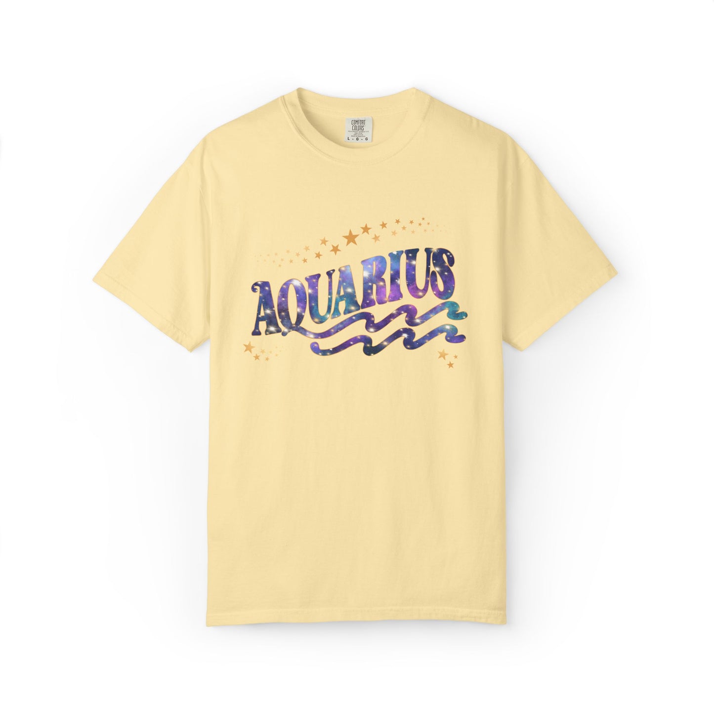 Aquarius Tee β Colorful Cosmic Zodiac Shirt