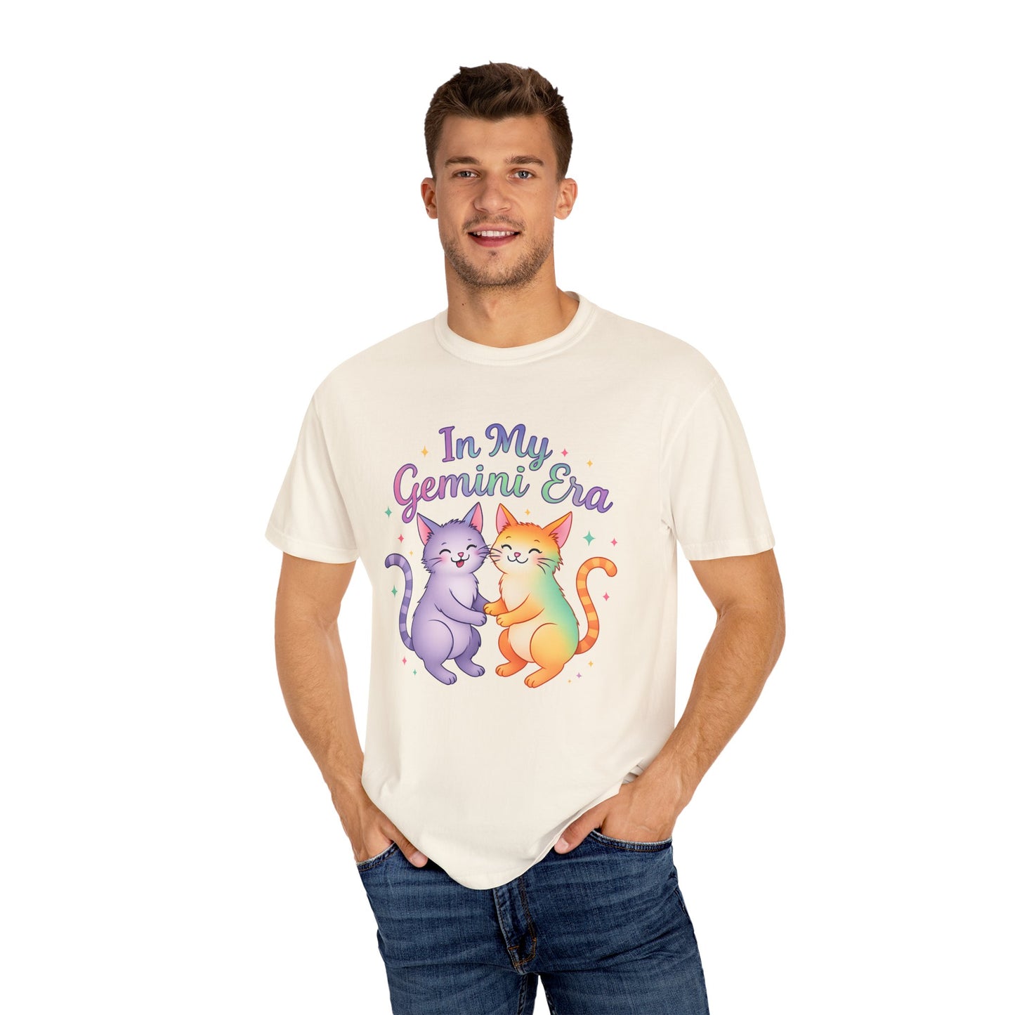 In My Gemini Era Tee – Colorful Cute Zodiac Shirt