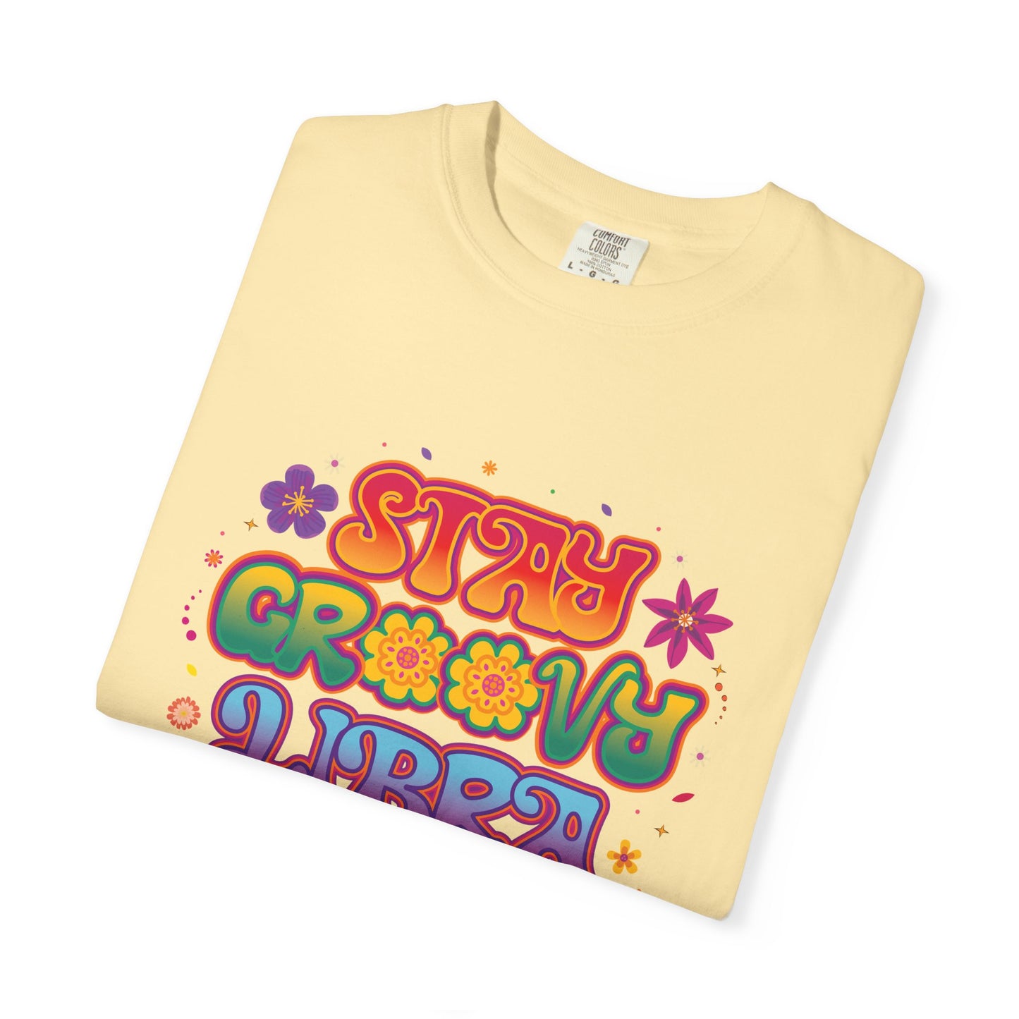 Stay Groovy Libra – Retro Colorful Tee Zodiac Shirt