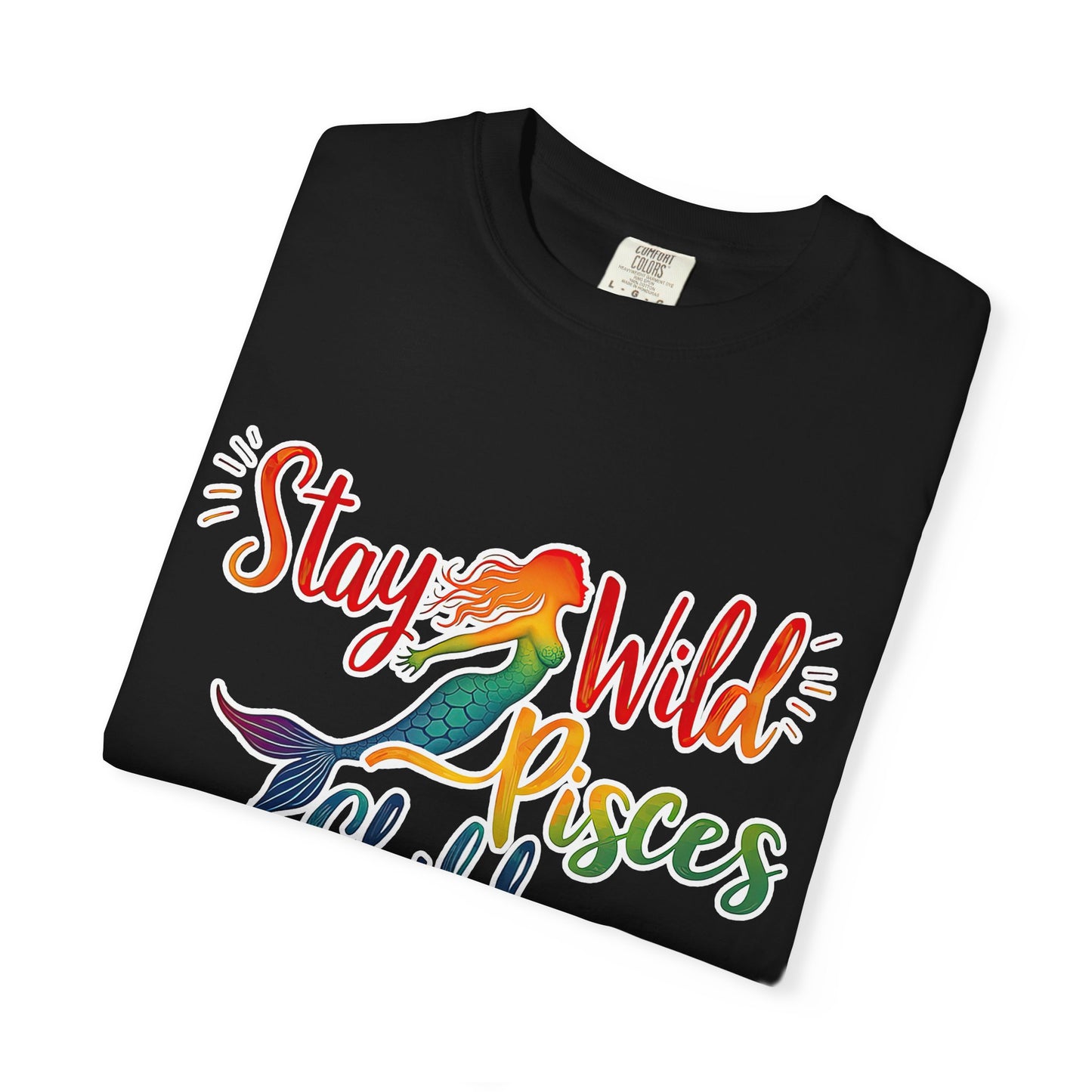 Stay Wild Pisces Child Tee β Colorful Mermaid Zodiac Shirt