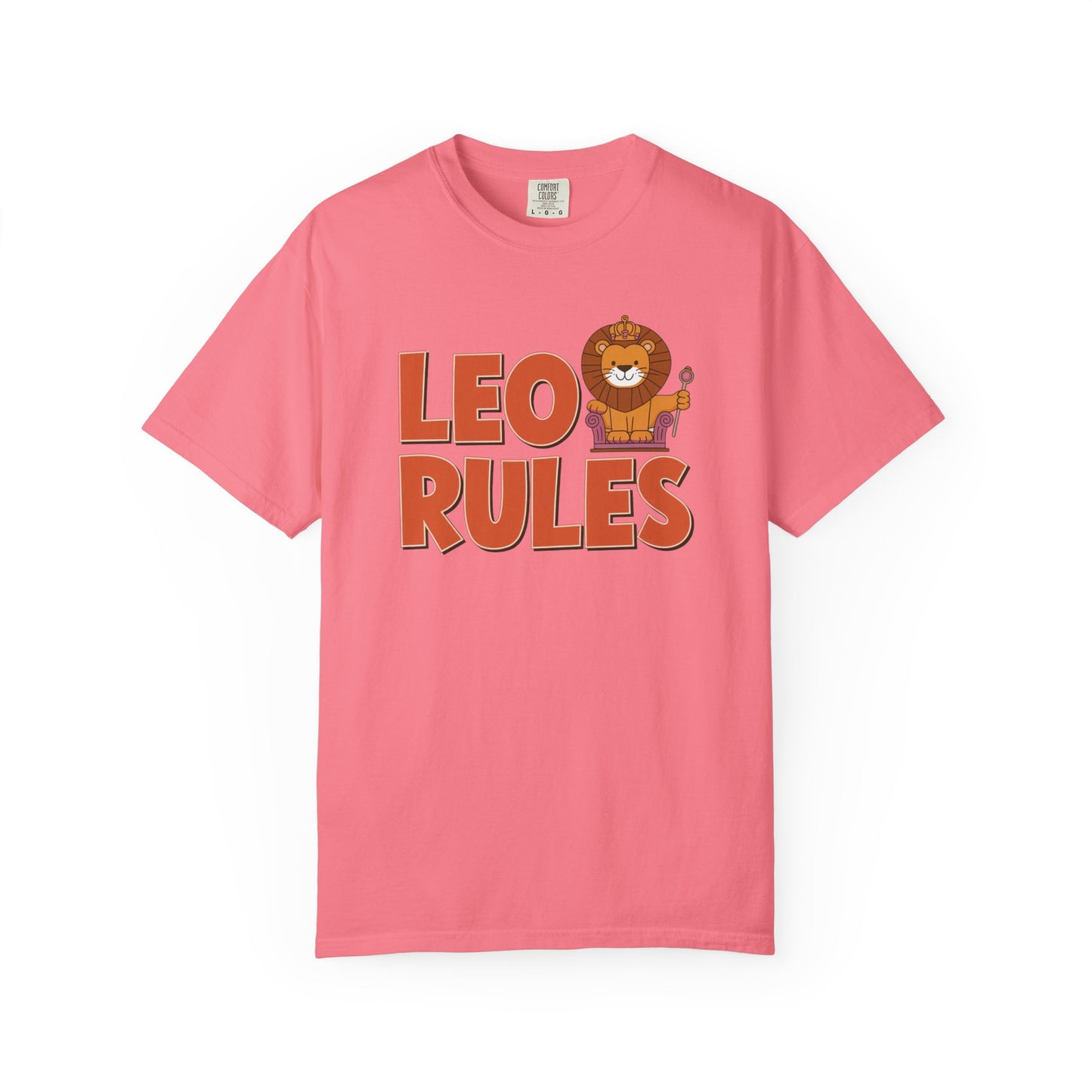 Leo Rules Tee – Funny Zodiac Shirt