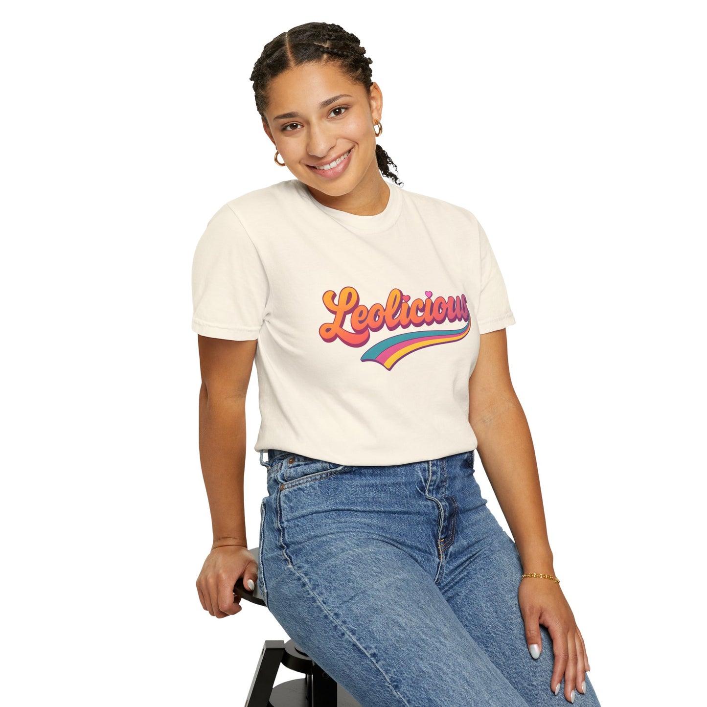 Leolicious β Retro Groovy Leo Zodiac Tee