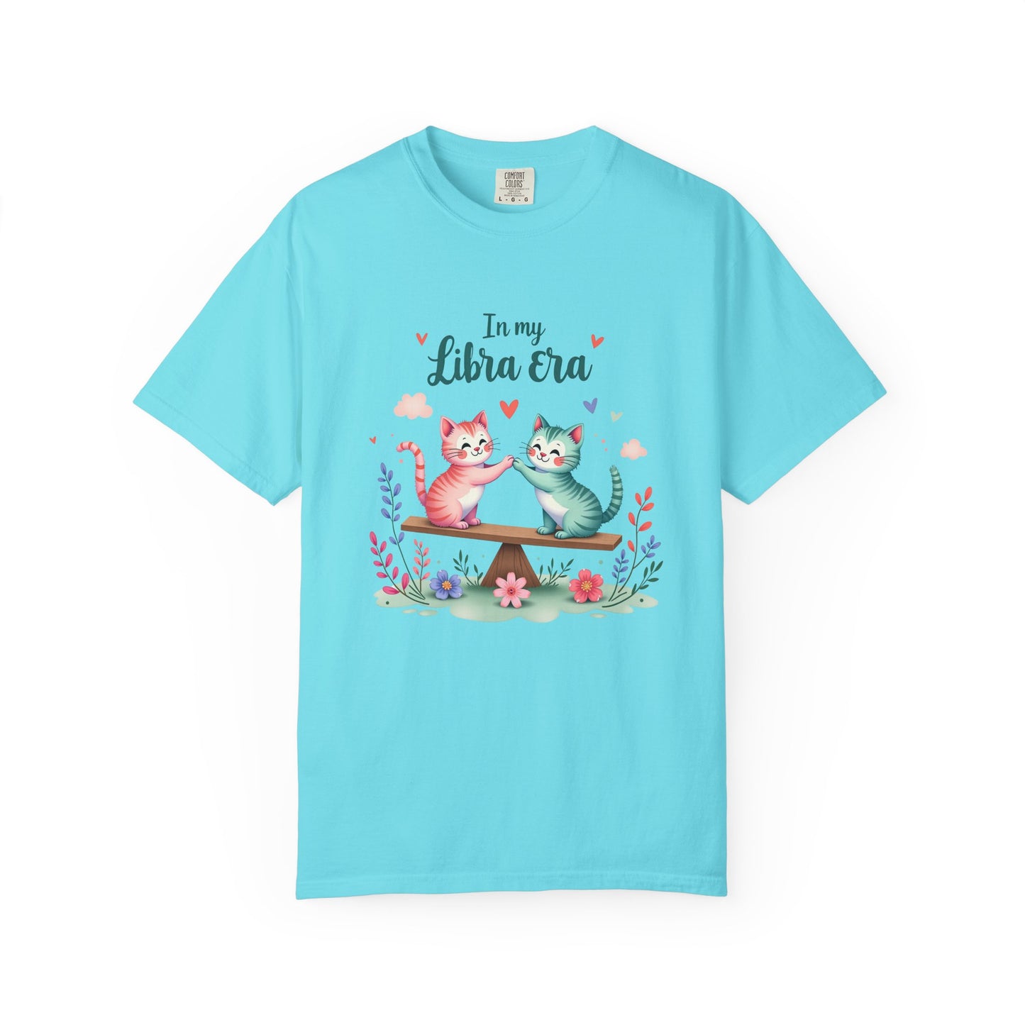 In My Libra Era Tee β Funny Colorful Zodiac Cat Shirt