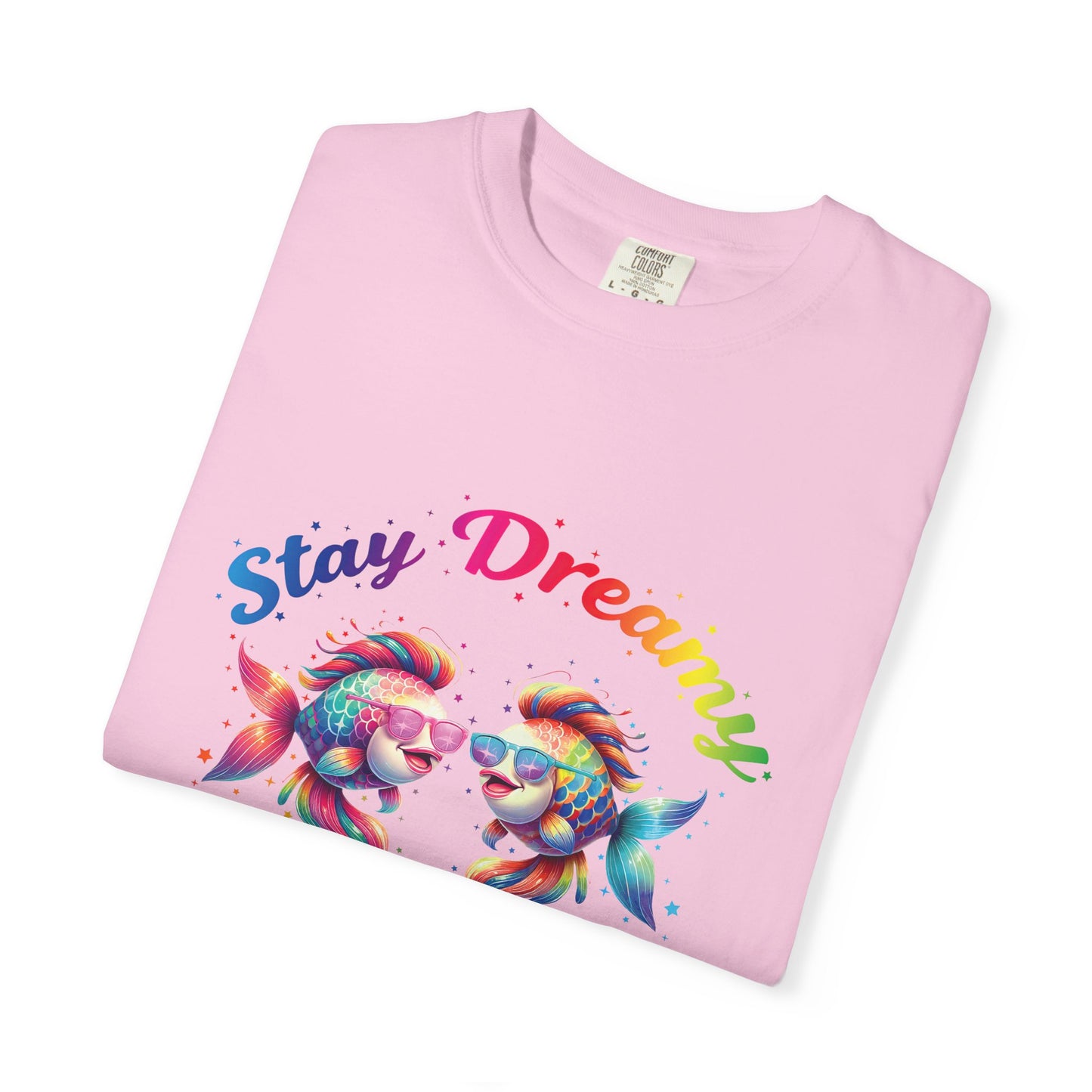 Stay Dreamy Pisces Tee β Rainbow Colorful Zodiac Shirt