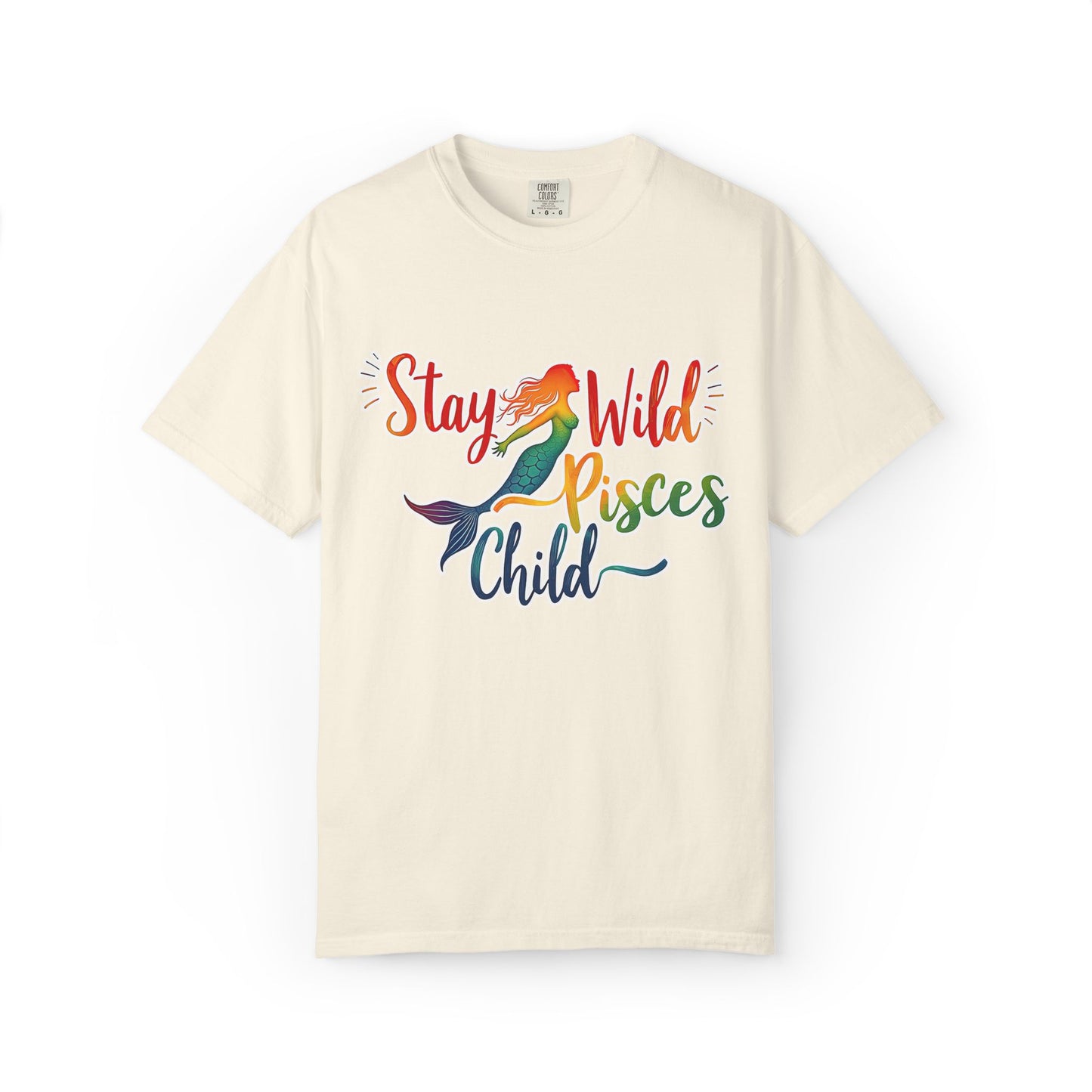 Stay Wild Pisces Child Tee β Colorful Mermaid Zodiac Shirt
